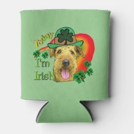 エアデールテリアSaint patricks day 缶クーラー