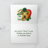 エアデールテリアSt patricks カード (内部)