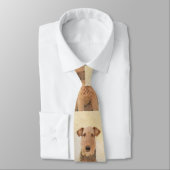 エアデールテリ絵画アーズキュートオリジナルアート ネクタイ (タイ)