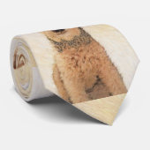 エアデールテリ絵画アーズキュートオリジナルアート ネクタイ (ロール)