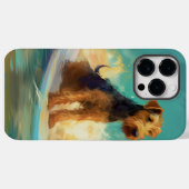 エアデールビーチサーフィン絵画  Case-Mate iPhoneケース (裏面 (横))