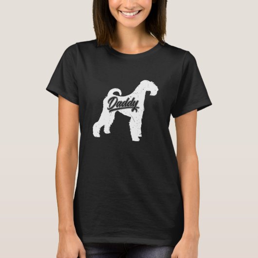 エアデール・テリアお父さん メンズ Tシャツ (正面)