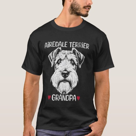 エアデール・テリアのおじいちゃん  1 Tシャツ (正面)