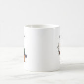 エアデール・テリアのスーツ姿がおもしろいコーヒー コーヒーマグカップ (中央)