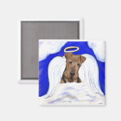 エアデール・テリアの天使 マグネット (正面/裏面)