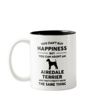 エアデール・テリアの養子縁組の幸せ