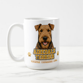 🐾 エアデール・テリア好き 🐾 コーヒーマグカップ