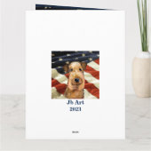 エアデール・テリア カード (裏面)