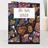 エアデール・テリア カード (裏面)