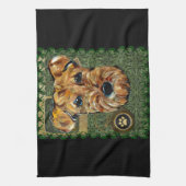 エアデール・テリア キッチンタオル (縦)