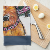 エアデール・テリア キッチンタオル (四つ折り)