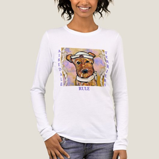 エアデール・テリア トライブレンドＴシャツ (正面)