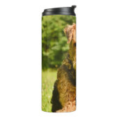 エアデール・テリア・パッピー・ドッグ タンブラー (回転左)