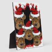 エアデール・テリア フォトプラーク (側面)