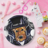 エアデール・テリア ペーパープレート (パーティー)