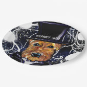 エアデール・テリア ペーパープレート (アングル)