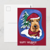 エアデール・テリア ポストカード (正面/裏面)