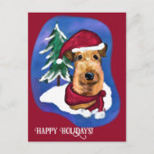 エアデール・テリア ポストカード (正面)