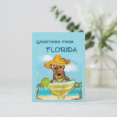 エアデール・テリア ポストカード (スタンド正面)