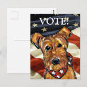 エアデール・テリア ポストカード (正面/裏面)