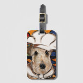 エアデール・テリア ラゲッジタグ (正面縦)