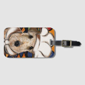 エアデール・テリア ラゲッジタグ (正面横)