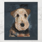 エアデール・テリア ワインラベル (シングルラベル)