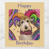 エアデール・テリア ワインラベル (シングルラベル)