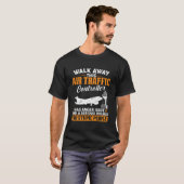 エアトラフィックコントローラーの怒りの問題 航空 飛行機 Tシャツ (正面フル)