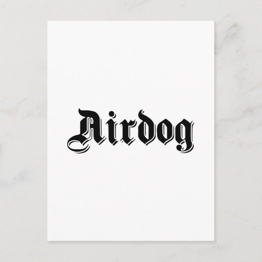 エアドッグ ポストカード (正面)