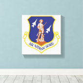 エアナショナルガード軍隊退役軍人 キャンバスプリント (インサイチュ (ウッドフロア))