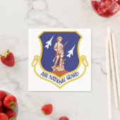 エアナショナルガード軍隊退役軍人 スタンダードカクテルナプキン (インサイチュ)