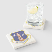 エアナショナルガード軍隊退役軍人 ストーンコースター (横)