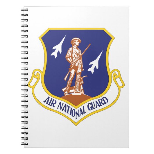エアナショナルガード軍隊退役軍人 ノートブック (正面)