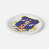 エアナショナルガード軍隊退役軍人 ペーパープレート (アングル)