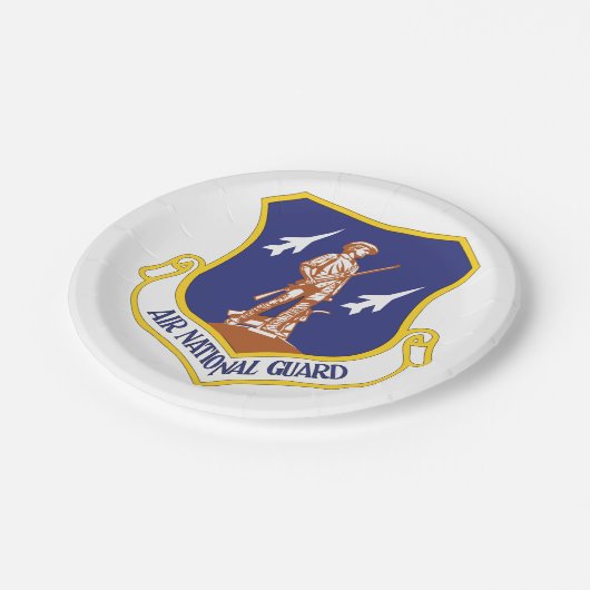 エアナショナルガード軍隊退役軍人 ペーパープレート (アングル)