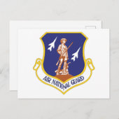 エアナショナルガード軍隊退役軍人 ポストカード (正面/裏面)