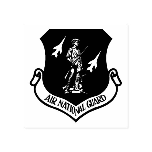 エアナショナルガード軍隊退役軍人 ラバースタンプ (インプリント)
