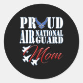 エアナテ誇りを持ったショナルガードマムシャツエアフォースモザ ラウンドシール (正面)
