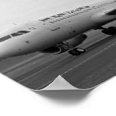 エアニュージーランドエアバスA 320 ポスター (角)