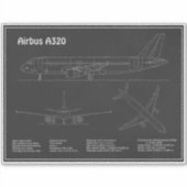 エアバスA320 - 設計図面計画PD シール (正面)