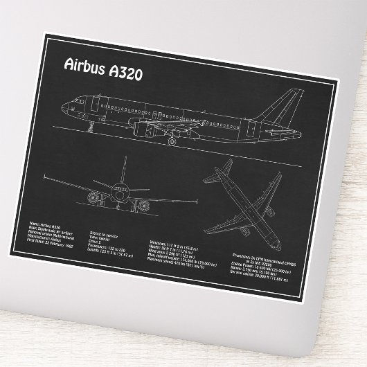 エアバスA320 - 設計図面計画PD シール