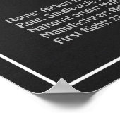 エアバスA320 – 飛行機設計図スケッチ計画PD ポスター (角)