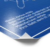 エアバスa380 – 飛行機設計図スケッチ計画AD フォトプリント (角)