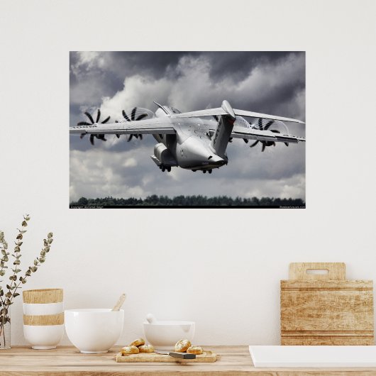 エアバスA400M ポスター (キッチン)