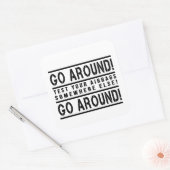 エアバッグのまわりにを他の場所でテストに行く スクエアシール (封筒)