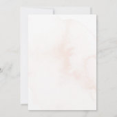 エアバルーンの水色マウス性別の表示 招待状 (裏面)