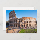 エアビューコロッセウム又はコリセウムローマイタリア ポストカード (正面/裏面)