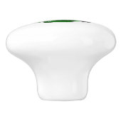 エアフォイル付きグリーンスポーツカーイラストレーション セラミックノブ (側面)