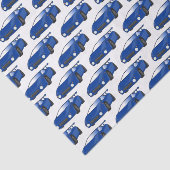 エアフォイル付きブルースポーツカーイラストレーション 薄葉紙 (詳細)